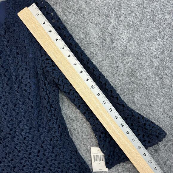 Rabbit Rabbit Rabbit Designs Womens Dress Size 6 Navy Fit and Flare - Picture 8 of 13